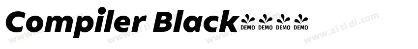 Compiler Black字体转换